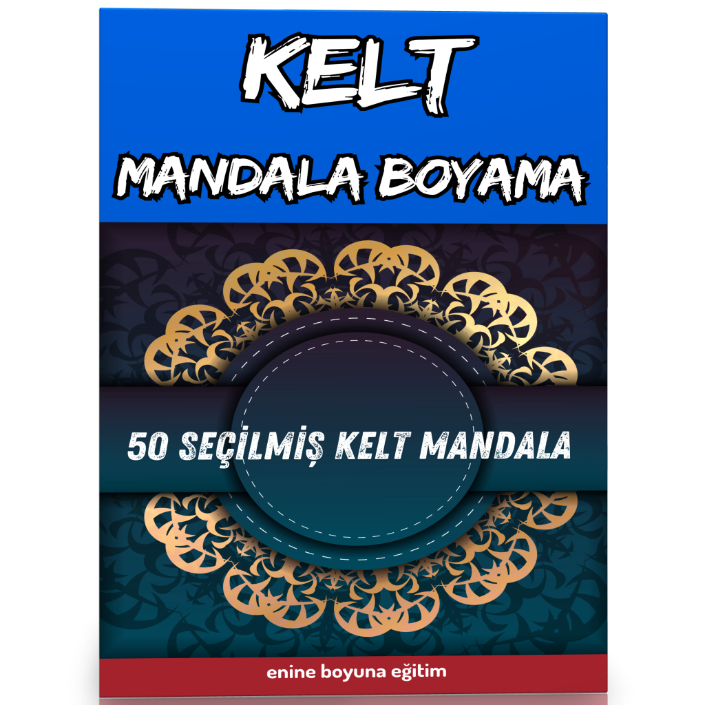 Kelt Mandala Boyama Kitabı (50 Seçilmiş Kelt Mandalası)