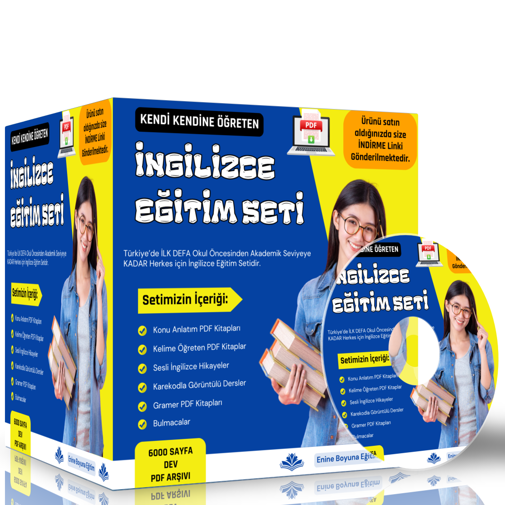 Kendi Kendine İngilizce Eğitim Seti (6000 PDF Sayfası)
