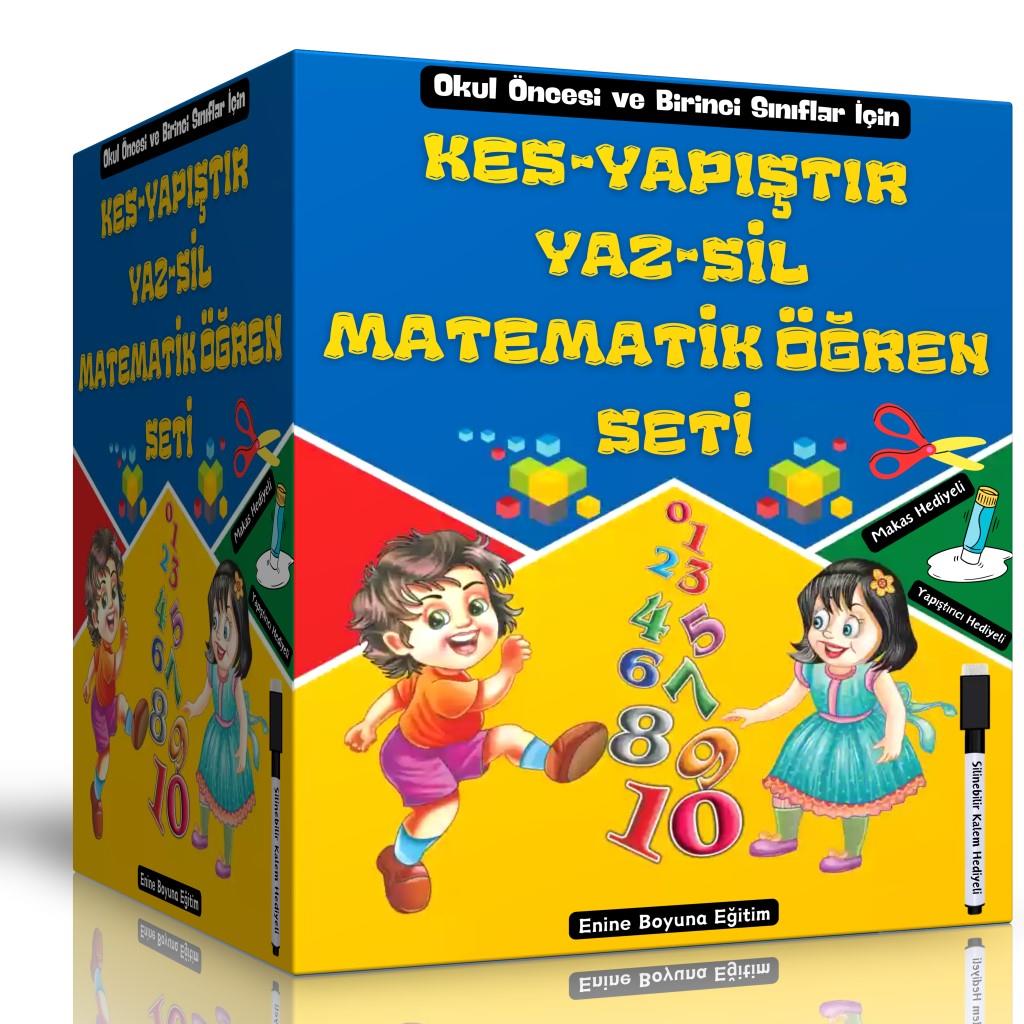 KES-YAPIŞTIR YAZ-SİL Matematik Öğren (Okul Öncesi ve Birinci Sınıflar İçin)