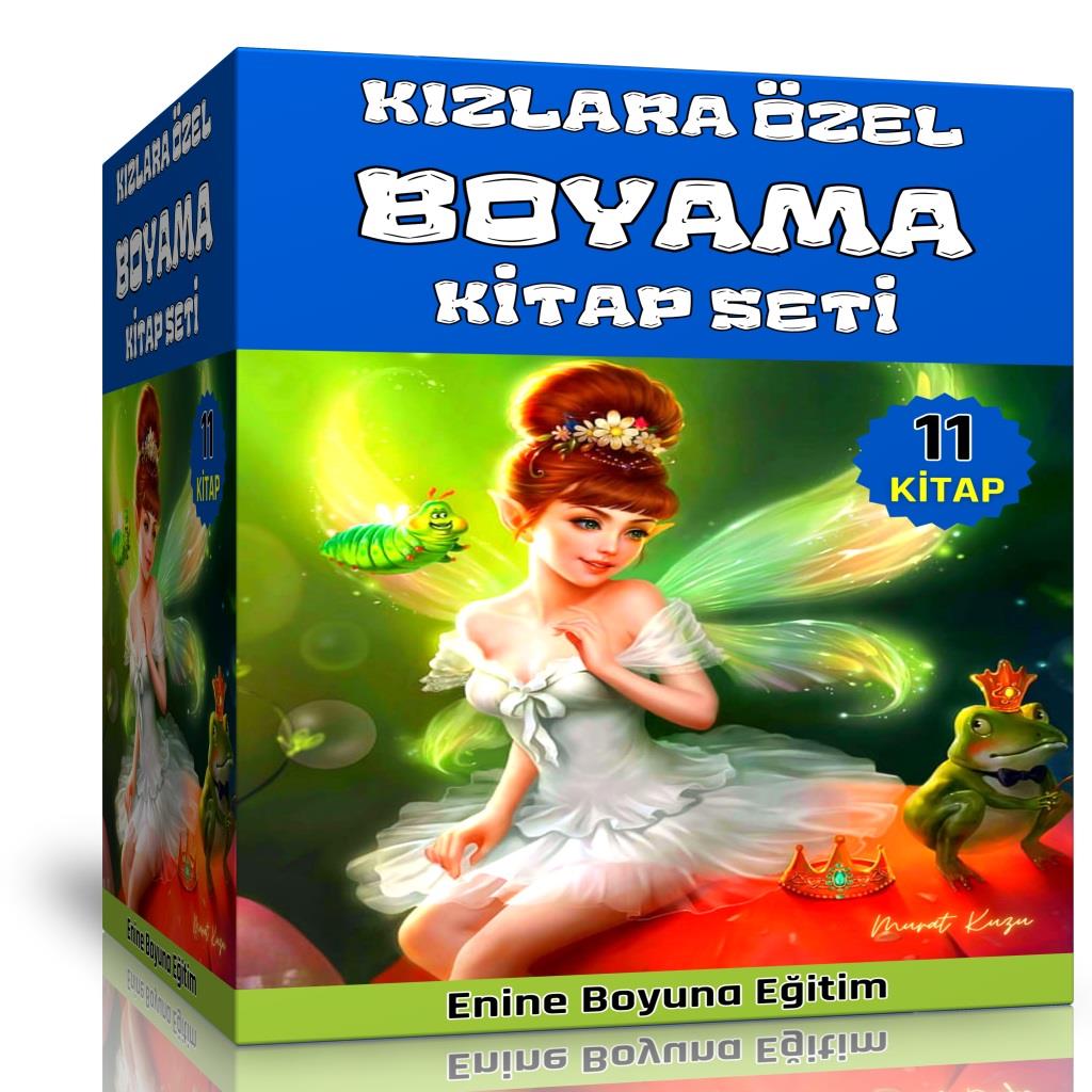 Kızlara Özel Boyama Kitap Seti (11 Kitap – 220 BOYAMA)