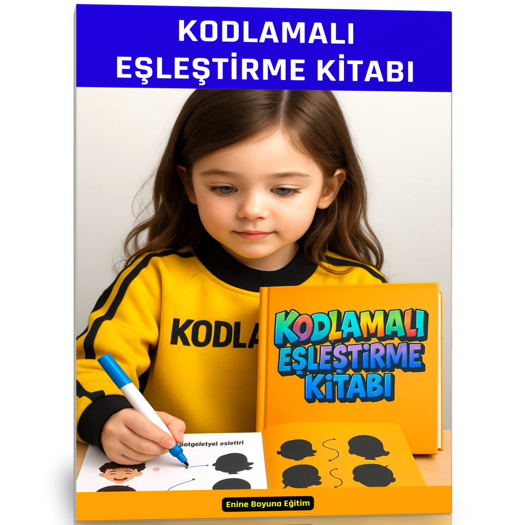 Kodlamalı Eşleştirme Kitabı (Spiralli Kitap – Laminasyonlu Kodlama Ekleri)