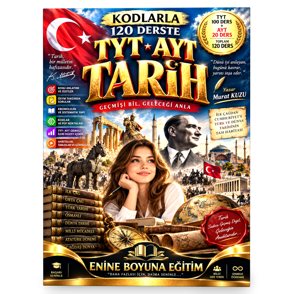 Kodlarla 120 Derste TYT–AYT Tarih 