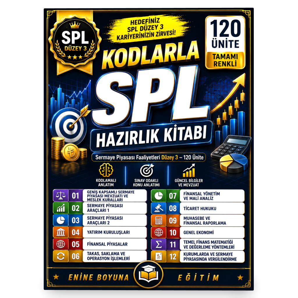 KODLARLA SPL SERMAYE PİYASASI LİSANSLAMA DÜZEY 3 HAZIRLIK KİTABI