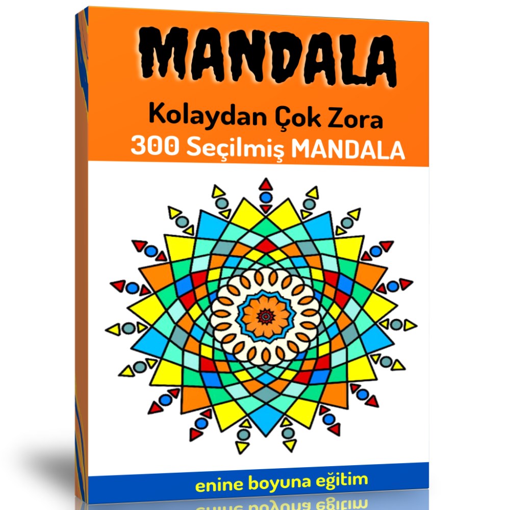 Kolaydan Çok Zora Mandala Kitap Seti (2 Spiralli Kitap)