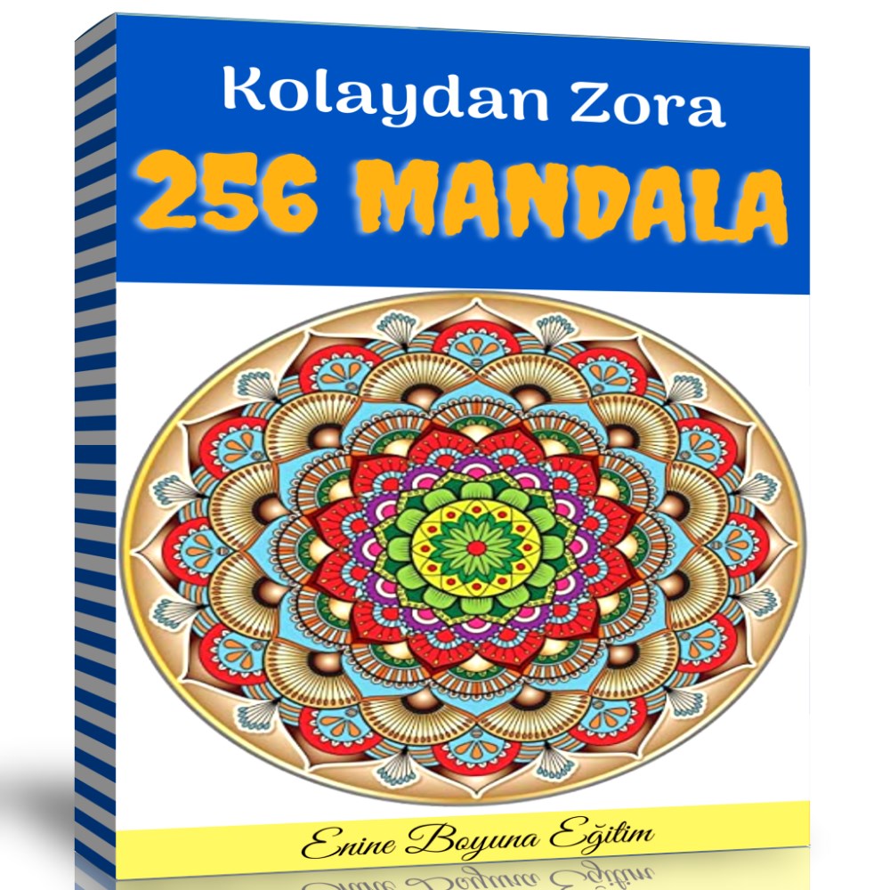 Kolaydan Zora 256 Mandala Kitabı