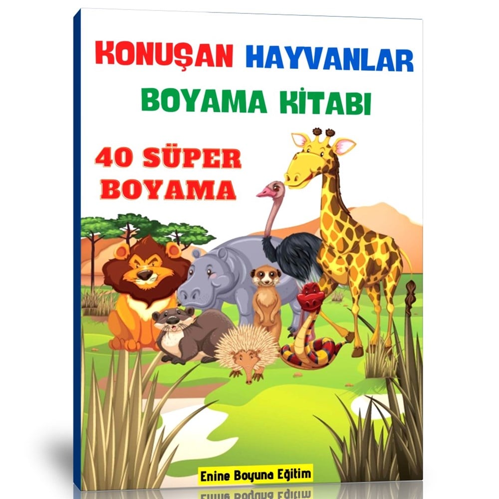 Konuşan Hayvanlar Boyama Kitabı