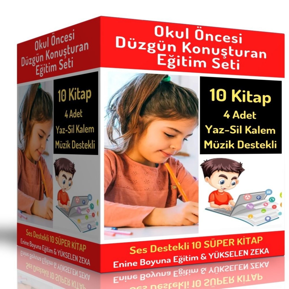 Konuşmayı Geliştiren Eğitim Seti (10 Müzik Destekli Kitap)
