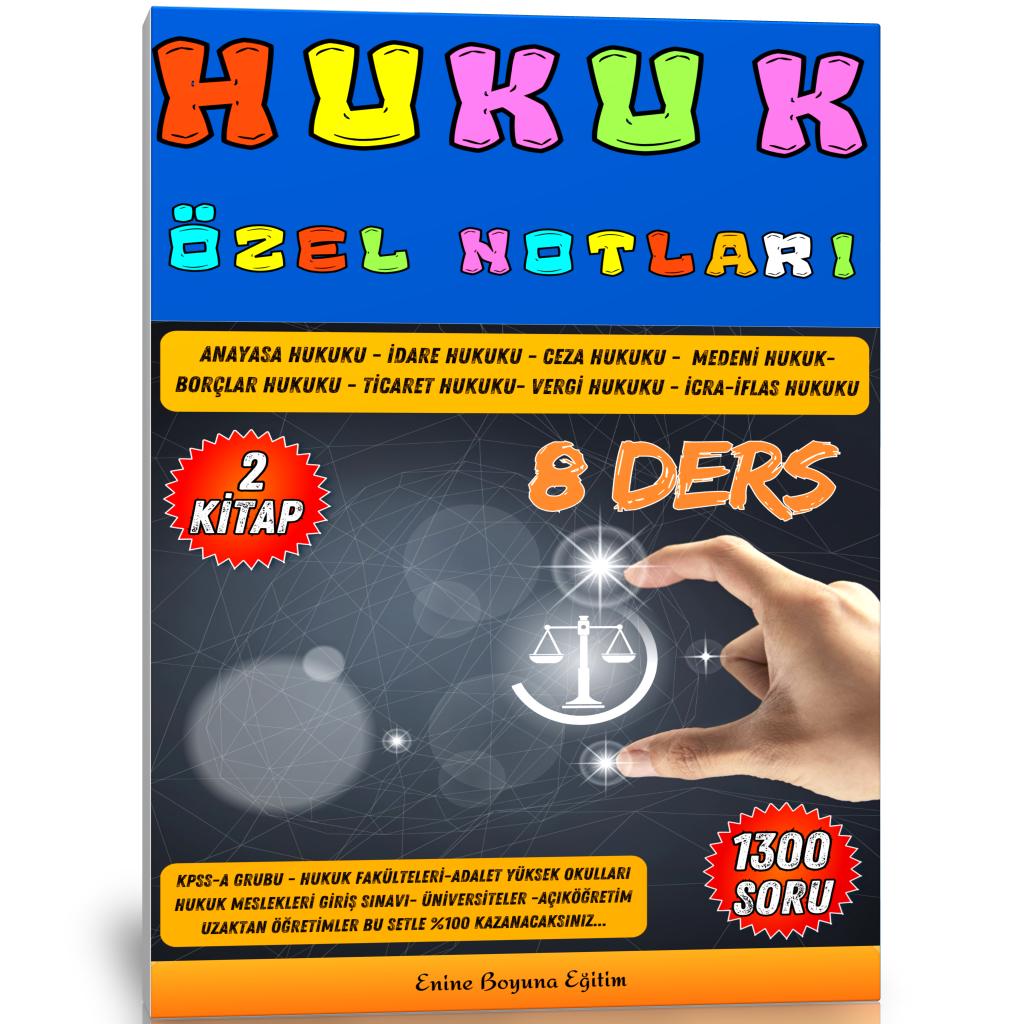 KPSS-A Grubu Hukuk Özel Ders NOTLARI 