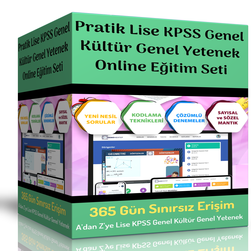 KPSS Lise Online Görüntülü Eğitim Seti