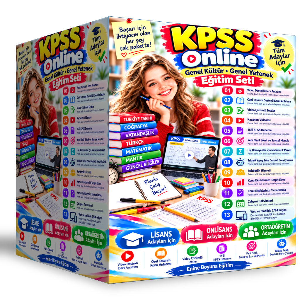 KPSS Online Genel Kültür – Genel Yetenek Eğitim Seti