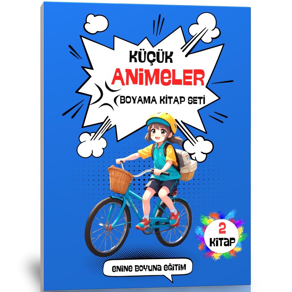 Küçük Animeler Boyama Kitap Seti (2 Kitap)
