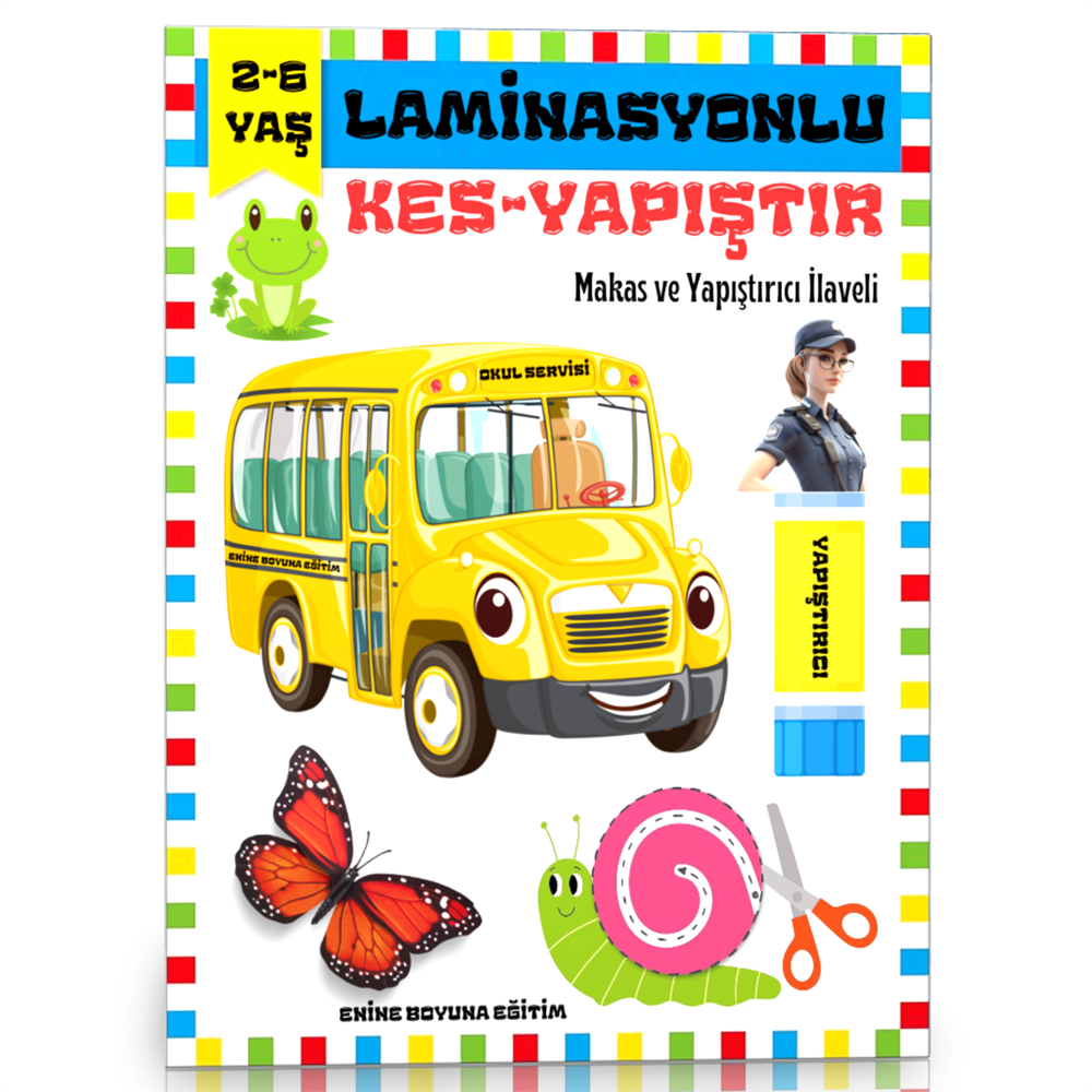 Laminasyonlu KES-YAPIŞTIR Eğitim Seti