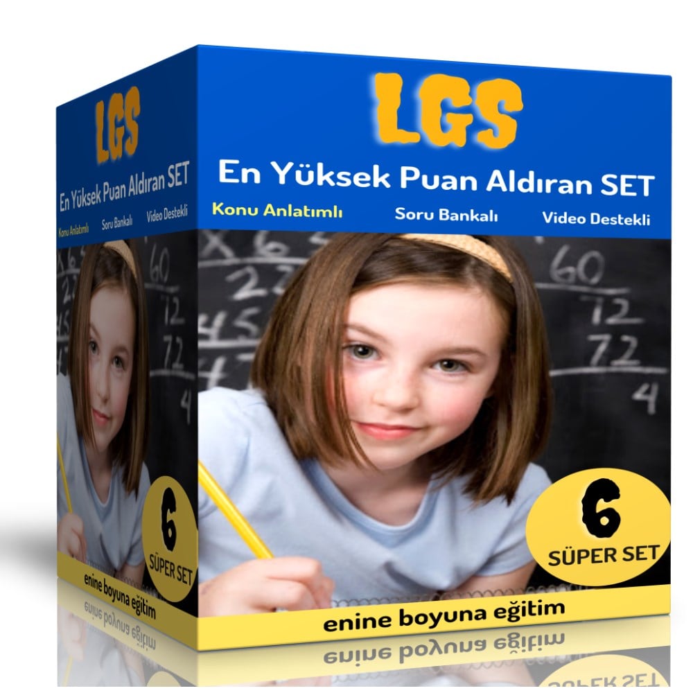 LGS En Yüksek Puan Aldıran Süper Eğitim Seti (6 Süper SET)
