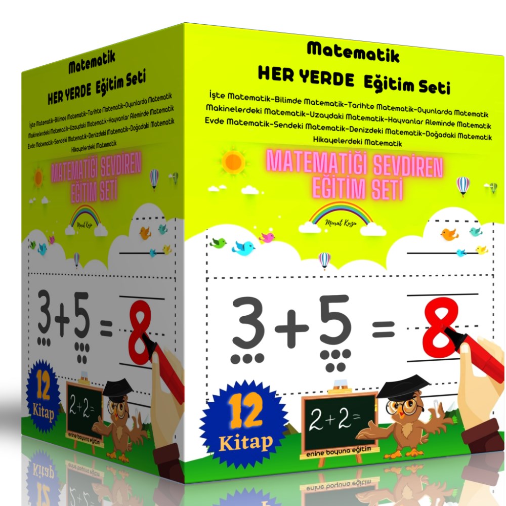 Matematik Her Yerde Eğitim Seti (12 Kitap)