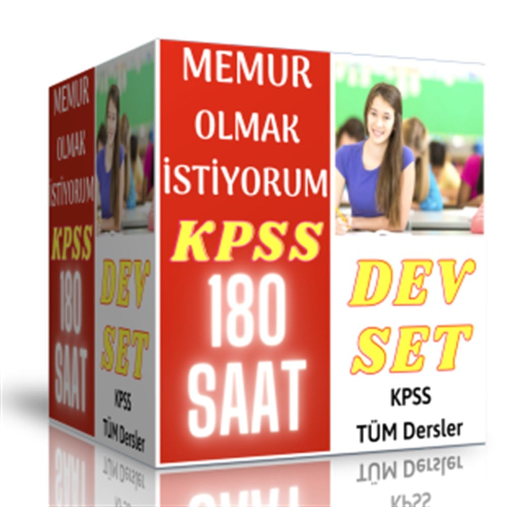 Memur Olmak İstiyorum Seti (KPSS 180 Saat Özel Anlatım)