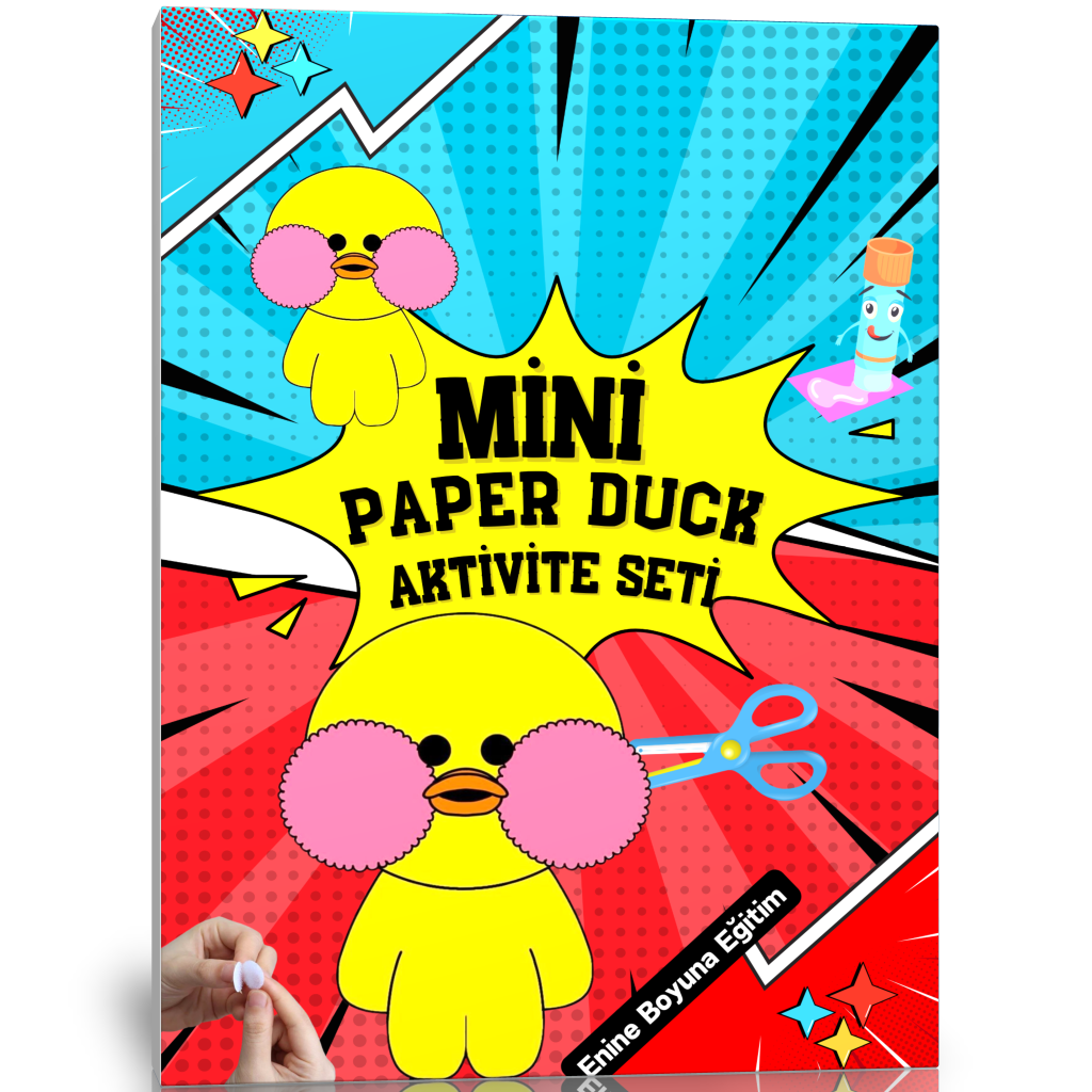 Mini Paper Duck Aktivite Seti (Cırt Cırtlı ve Kes-Yapıştır)