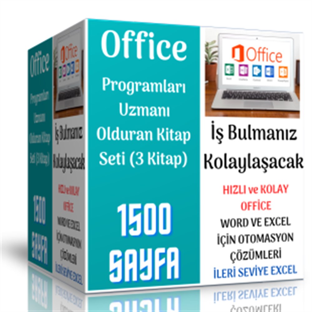 Office Programları Uzmanı Olduran Kitap Seti (3 Kitap)
