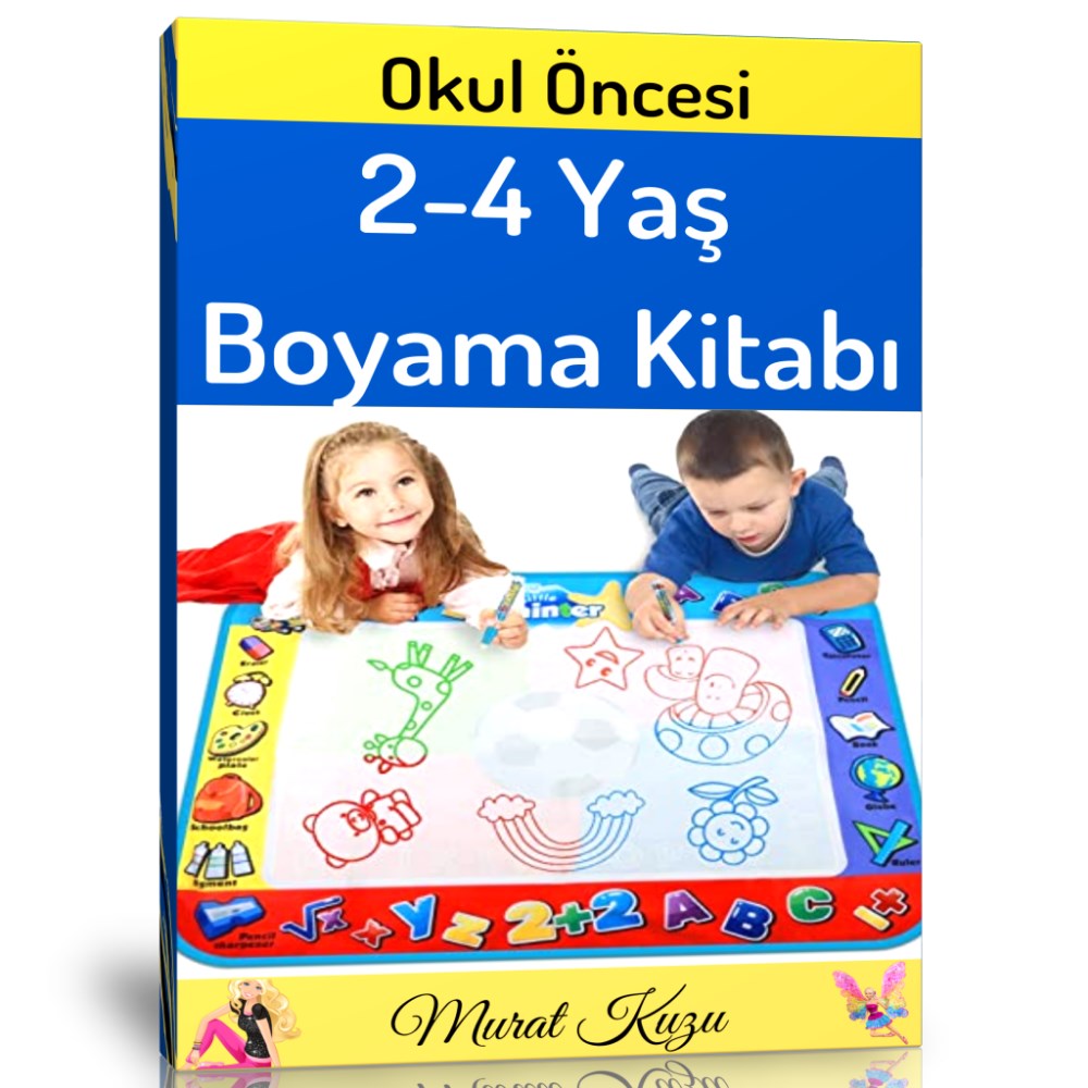 Okul Öncesi 2-4 Yaş Boyama Kitabı