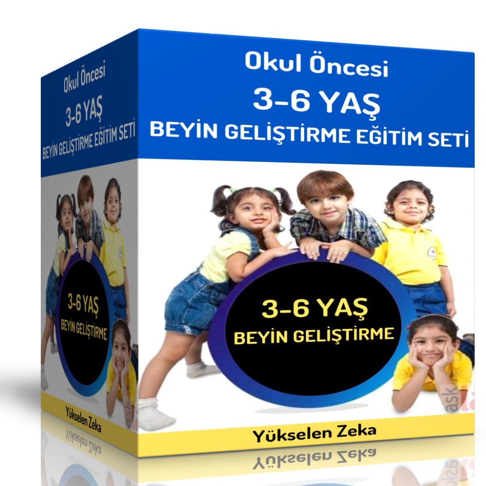 Okul Öncesi 3-6 YAŞ Beyin Geliştirme Eğitim Seti