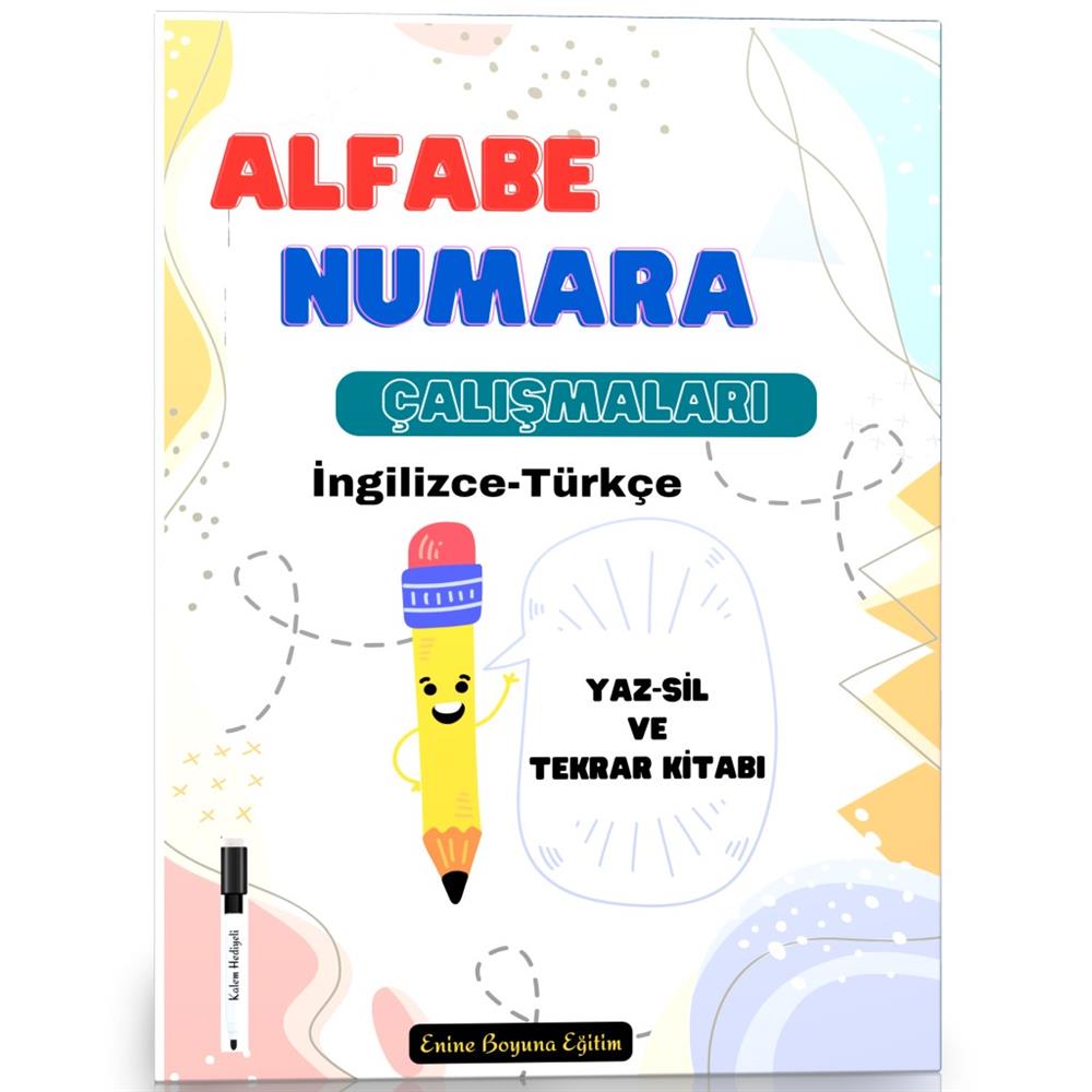 Okul Öncesi Alfabe Sayı Çalışmaları Seti (3 Kitap)