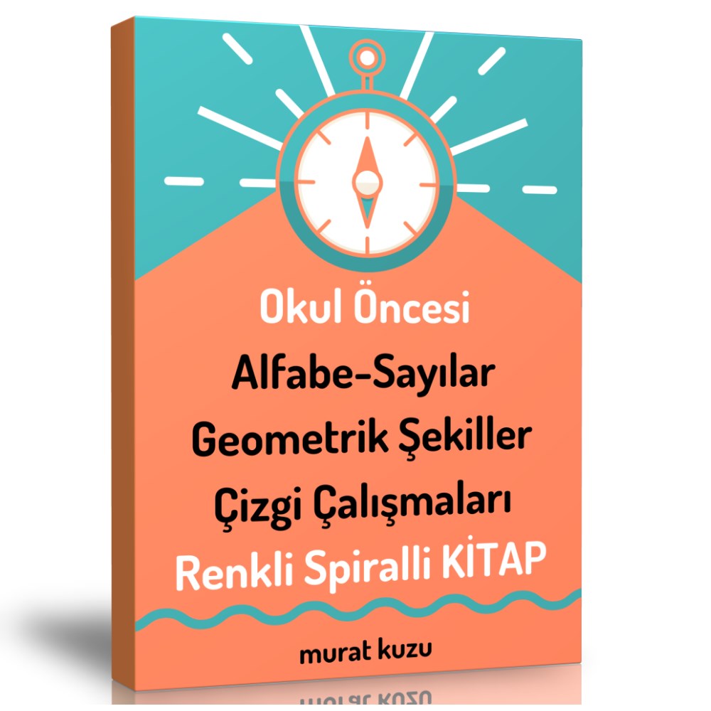 Okul Öncesi Alfabe-Sayılar-Şekiller-Çizgi Çalışmaları Kitabı