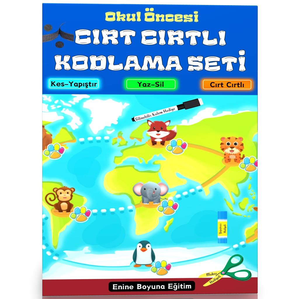 Okul Öncesi Cırt Cırtlı KODLAMA Eğitim Seti