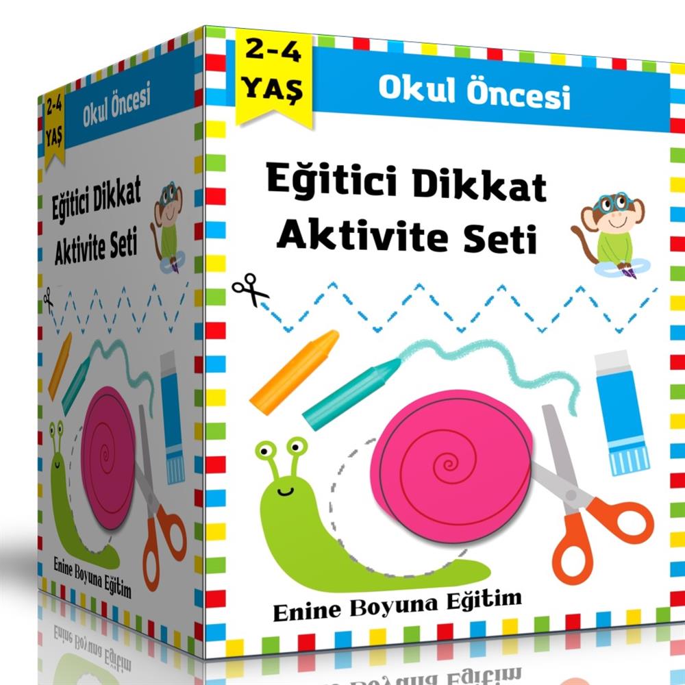 Okul Öncesi Eğitici Dikkat Aktivite Seti (2-4 Yaş İçin)
