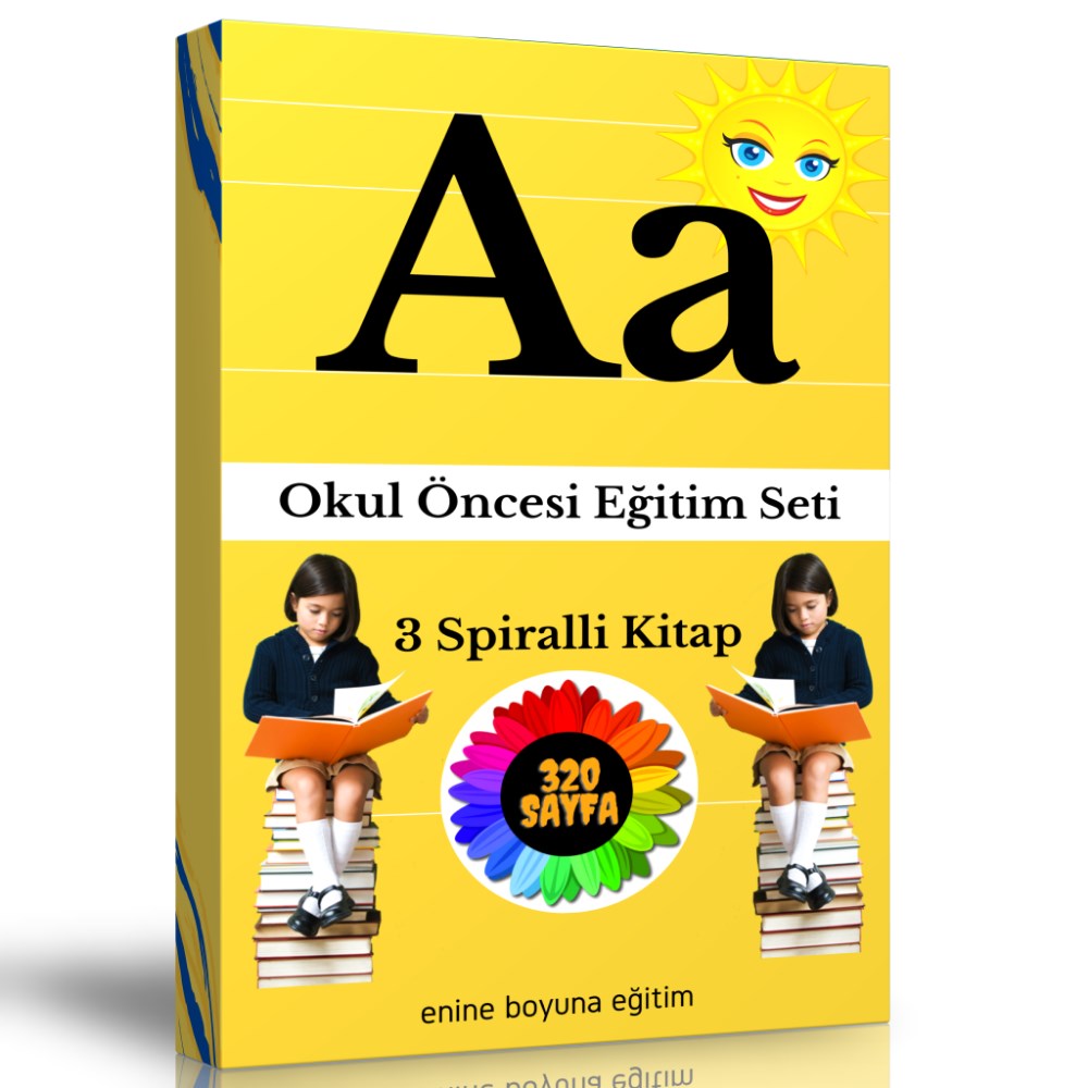 Okul Öncesi Eğitim Seti (320 Sayfalık 3 Spiralli Kitap)