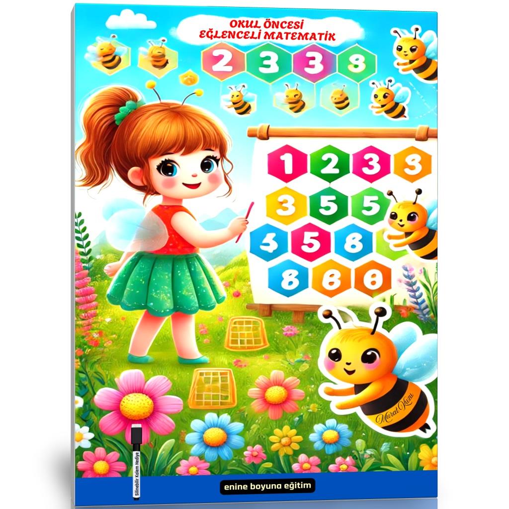 Okul Öncesi Eğlenceli Matematik YAZ-SİL Kitabı