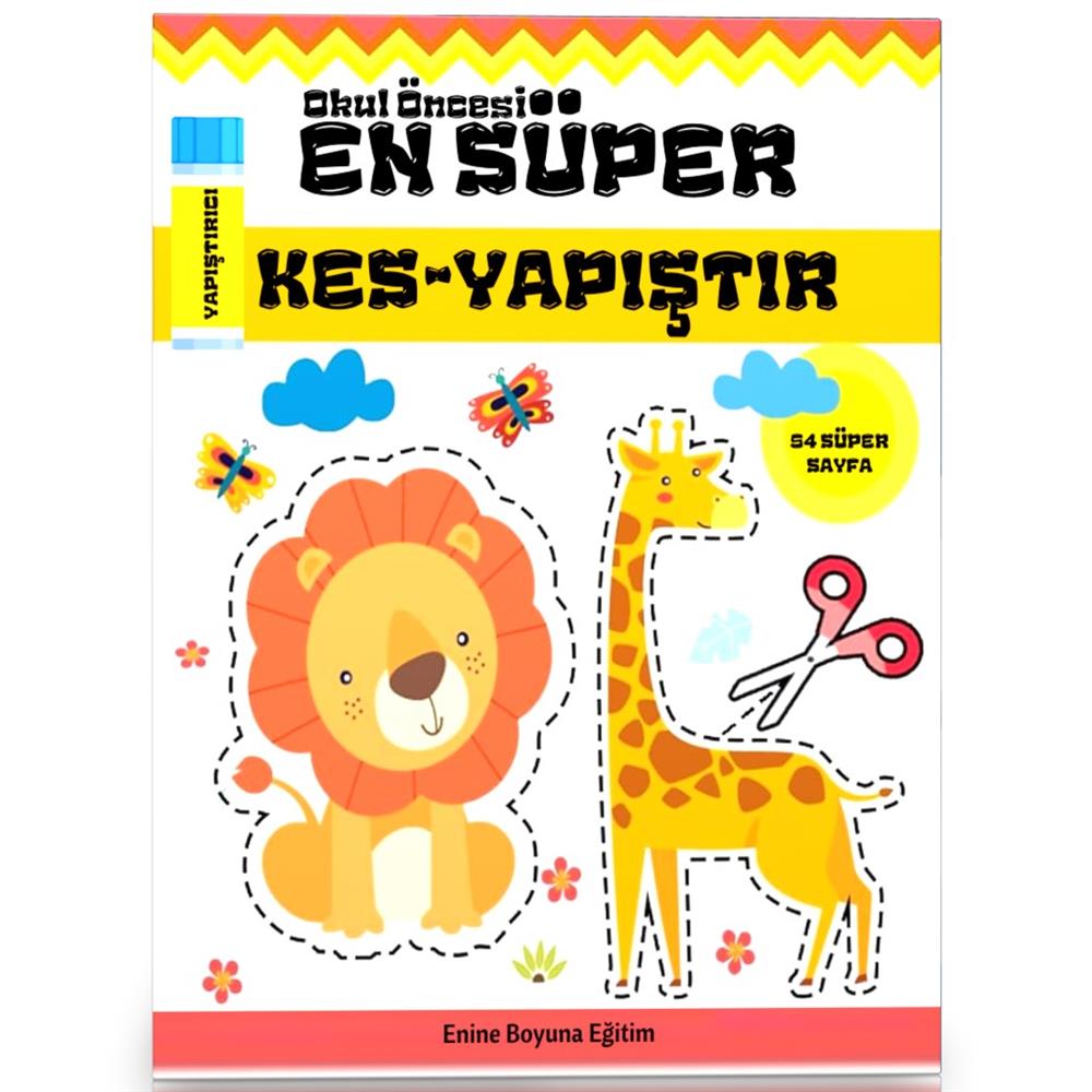 Okul Öncesi EN SÜPER KES-YAPIŞTIR Kitabı