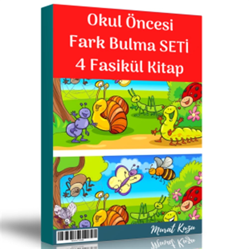 Okul Öncesi Fark Bulma Seti (4 Fasikül Kitap)
