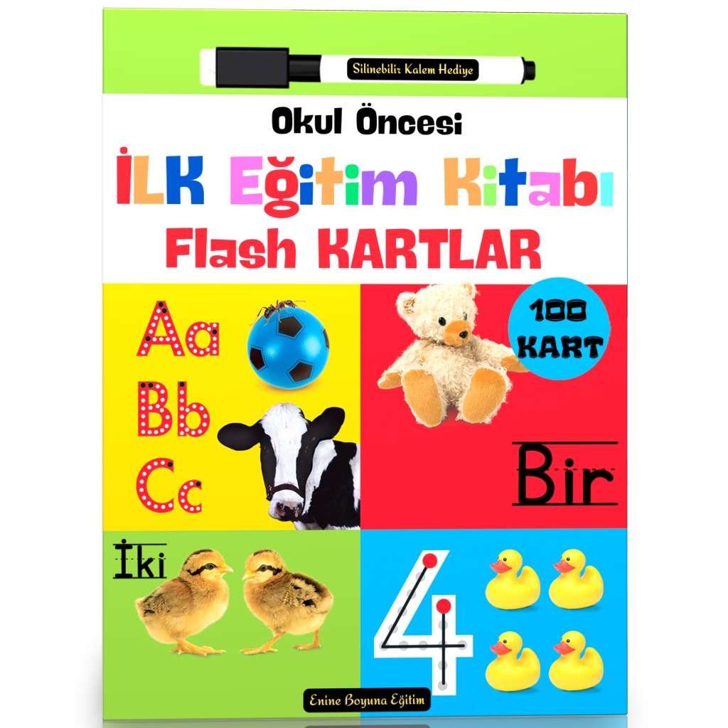 Okul Öncesi İLK Eğitim Kitabı (Laminasyonlu Flash Kartlar)