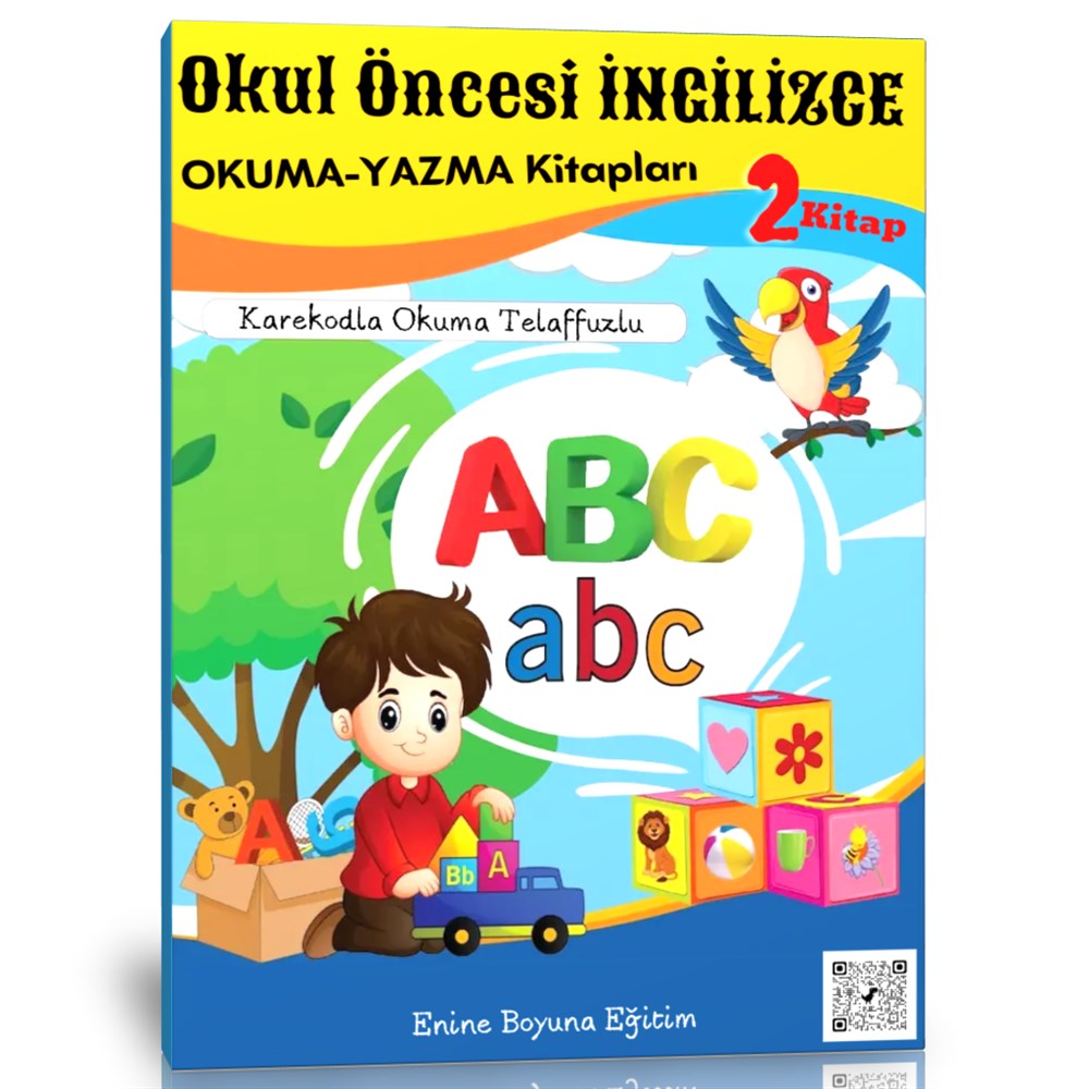 Okul Öncesi İngilizce Okuma Yazma Seti (2 Fasikül Kitap)