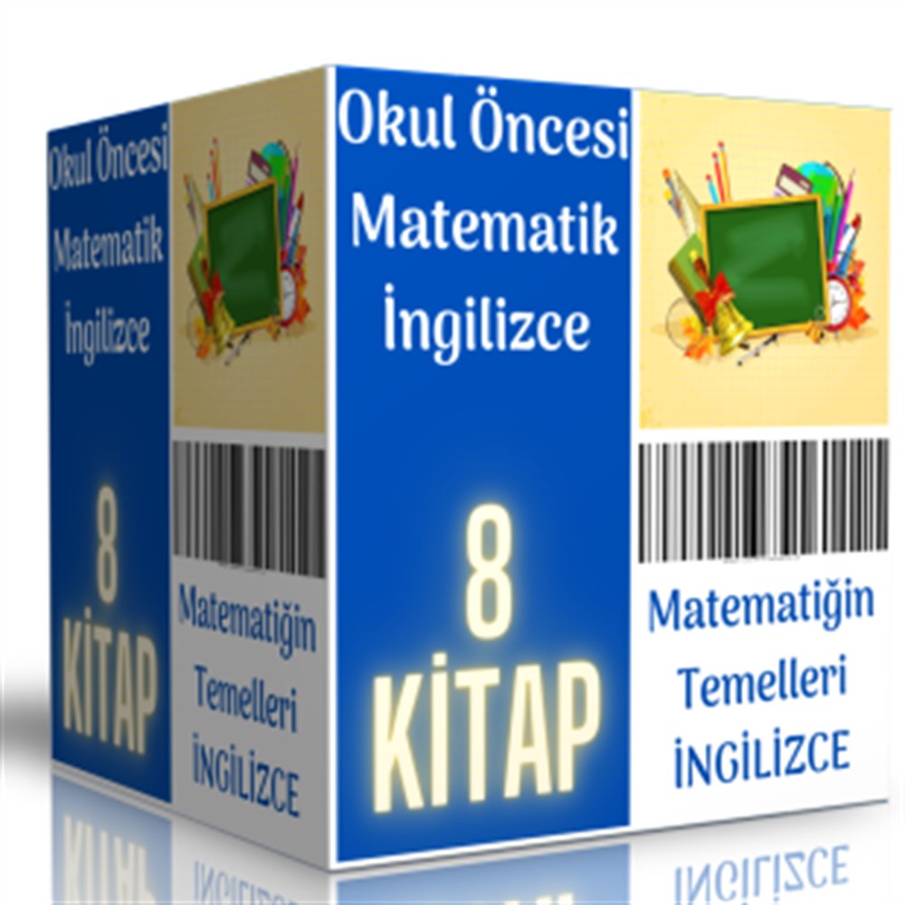 Okul Öncesi Matematik – İngilizce Kitap Seti (8 Kitap)