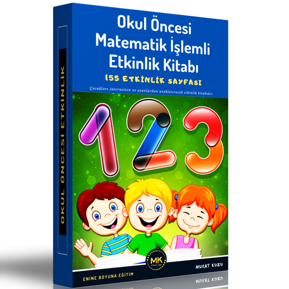 Okul Öncesi Matematik İşlemli Etkinlik Kitabı (Spiralli)