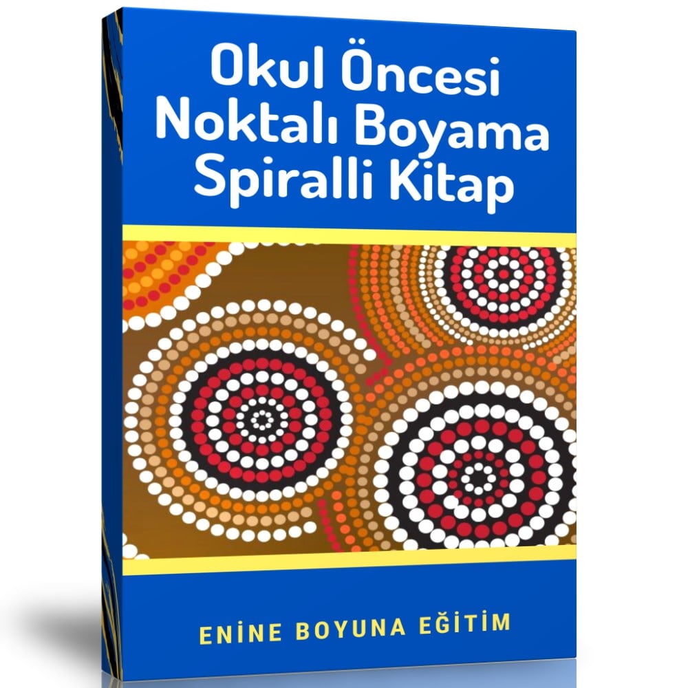 Okul Öncesi Noktalı Boyama Spiralli Kitap