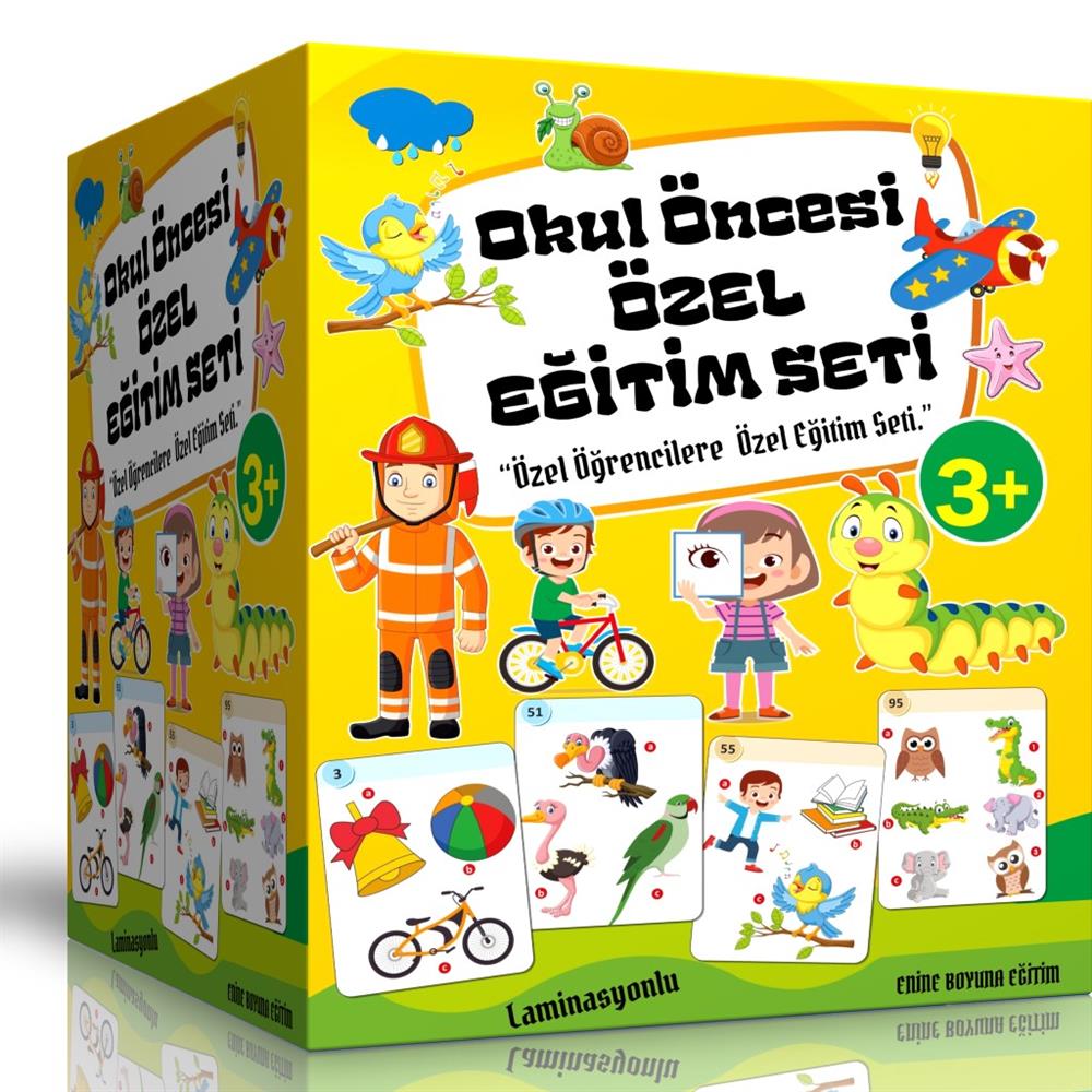 Okul Öncesi Özel Eğitim Seti (4 Süper Kitap Laminasyonlu)