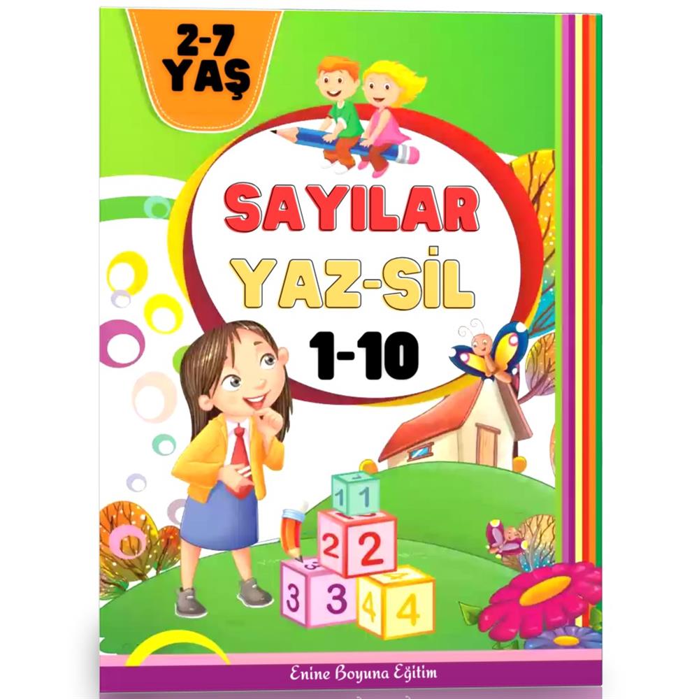 Okul Öncesi Sayılar YAZ SİL Kitabı
