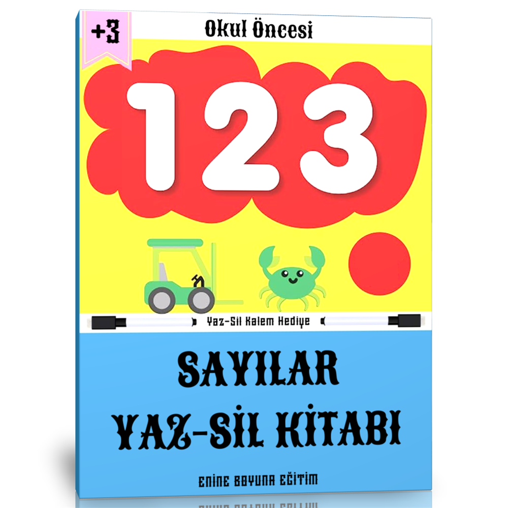 Okul Öncesi Sayılar Yaz Sil Kitabı