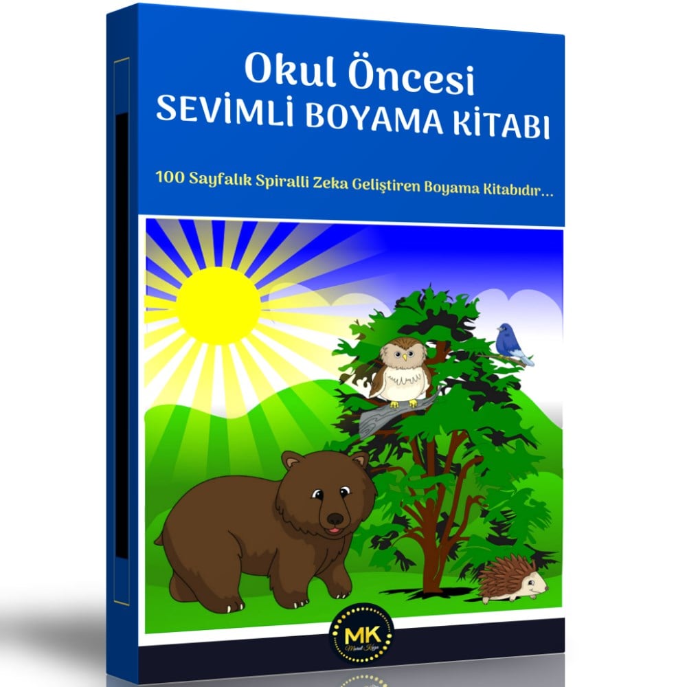 Okul Öncesi Sevimli Boyama Kitabı