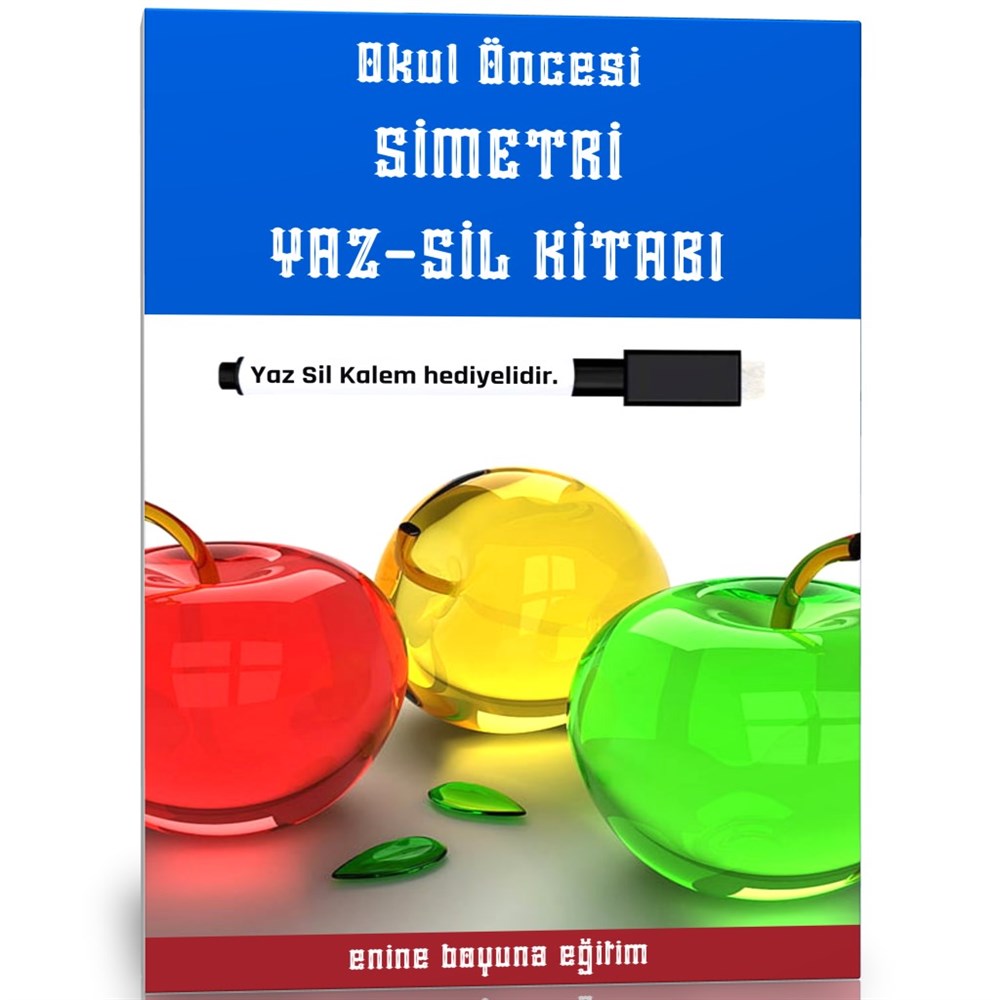 Okul Öncesi Simetri YAZ-SİL Kitabı 