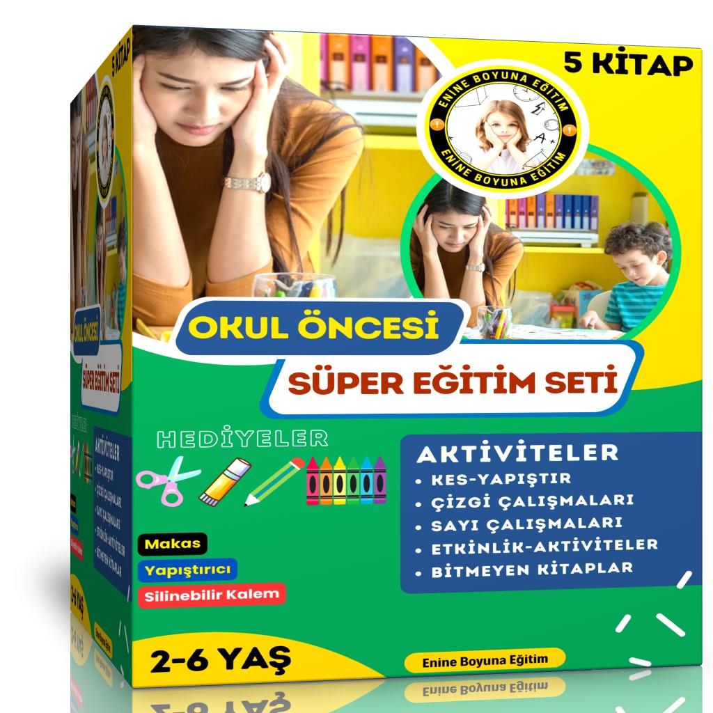 Okul Öncesi Süper Eğitim Seti (5 SÜPER KİTAP)