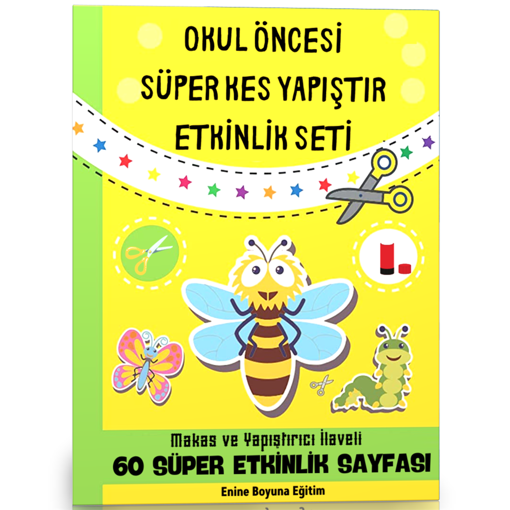 Okul Öncesi Süper KES Yapıştır Etkinlik Seti 