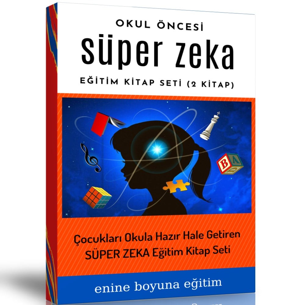 Okul Öncesi Süper Zeka Kitap Seti (2 Spiralli Kitap)