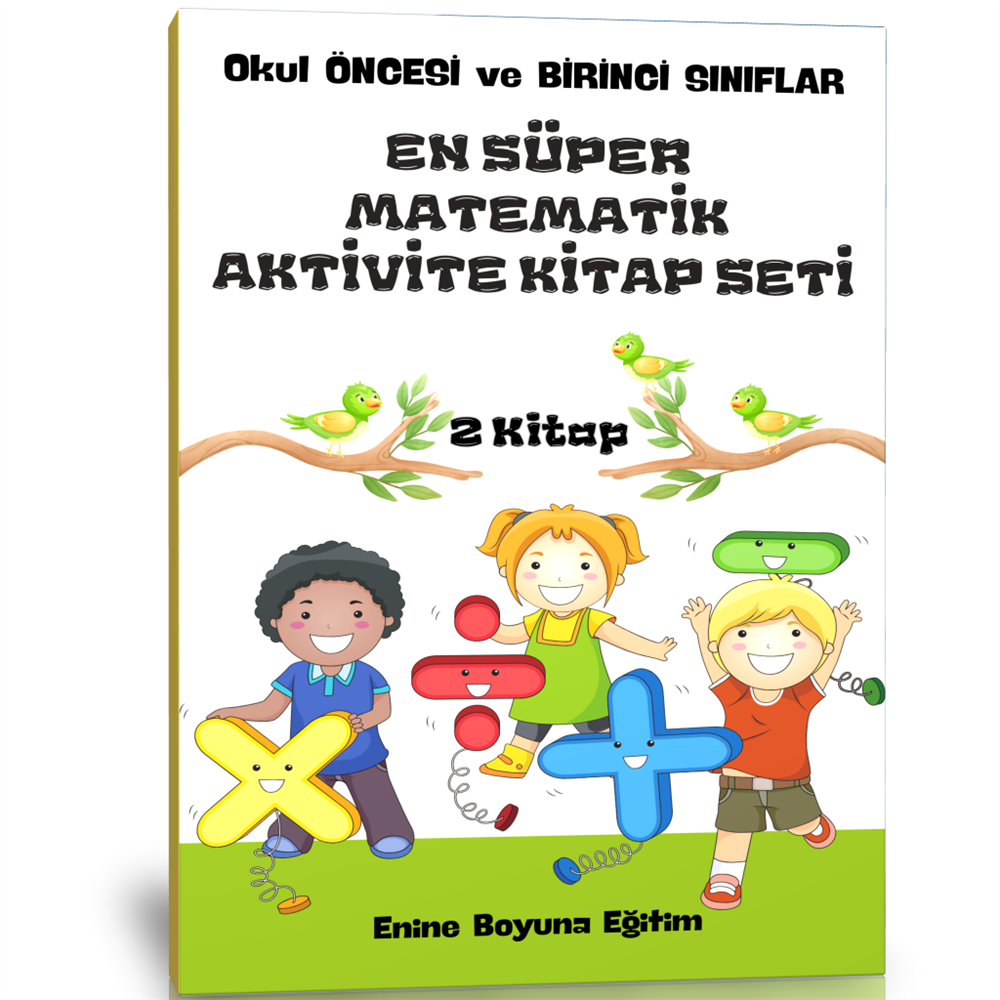 Okul Öncesi ve Birinci Sınıf EN SÜPER Matematik Aktivite Kitap Seti