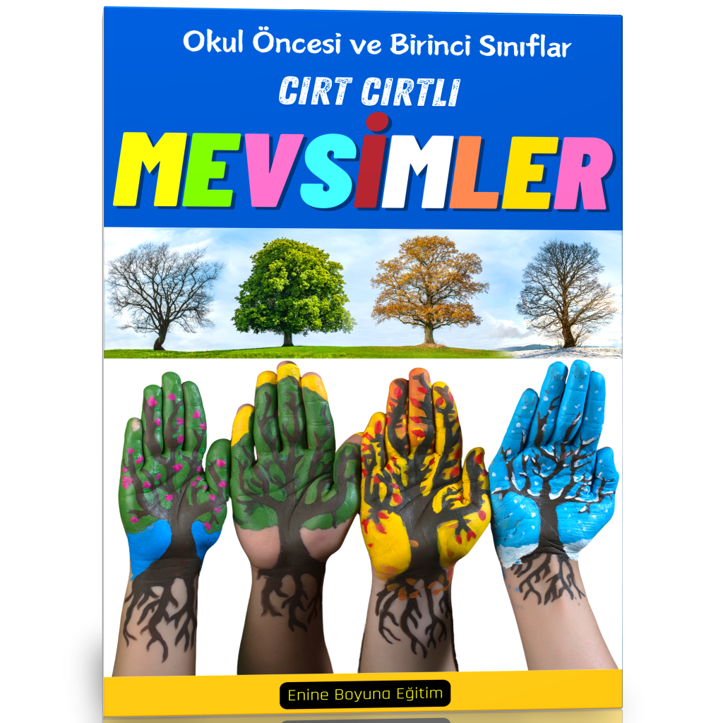 Okul Öncesi ve Birinci Sınıflar Cırt Cırtlı Mevsimler Aktivitesi