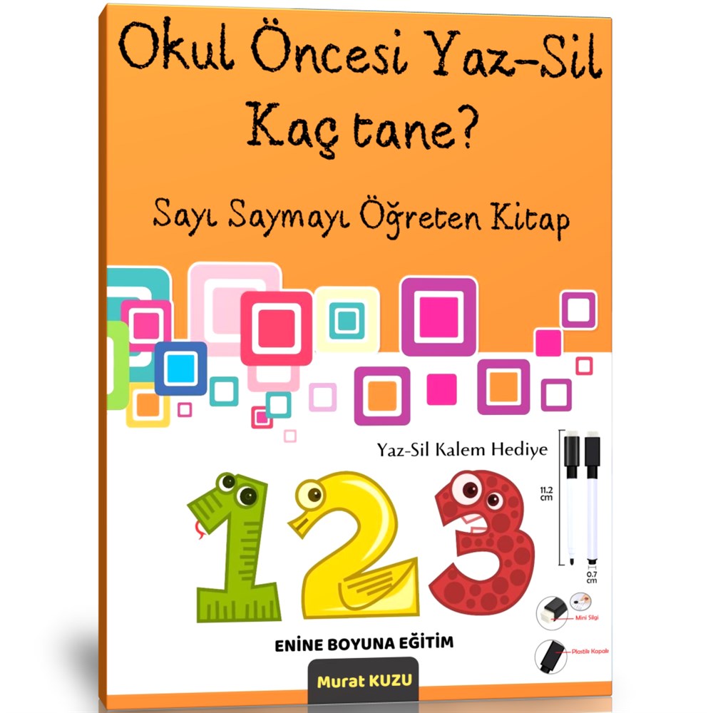 Okul Öncesi YAZ-SİL Kaç tane?