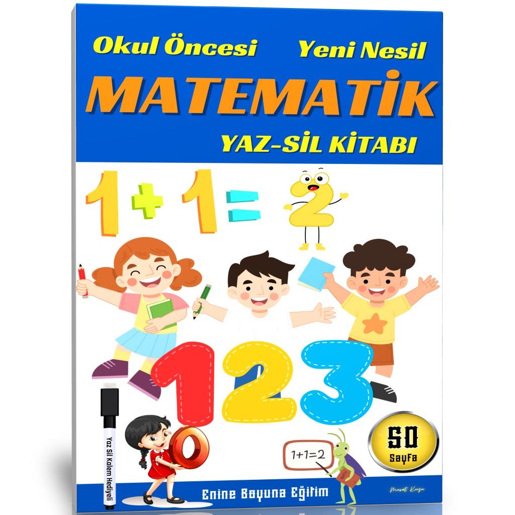 Okul Öncesi Yeni Nesil Matematik YAZ-SİL Kitabı