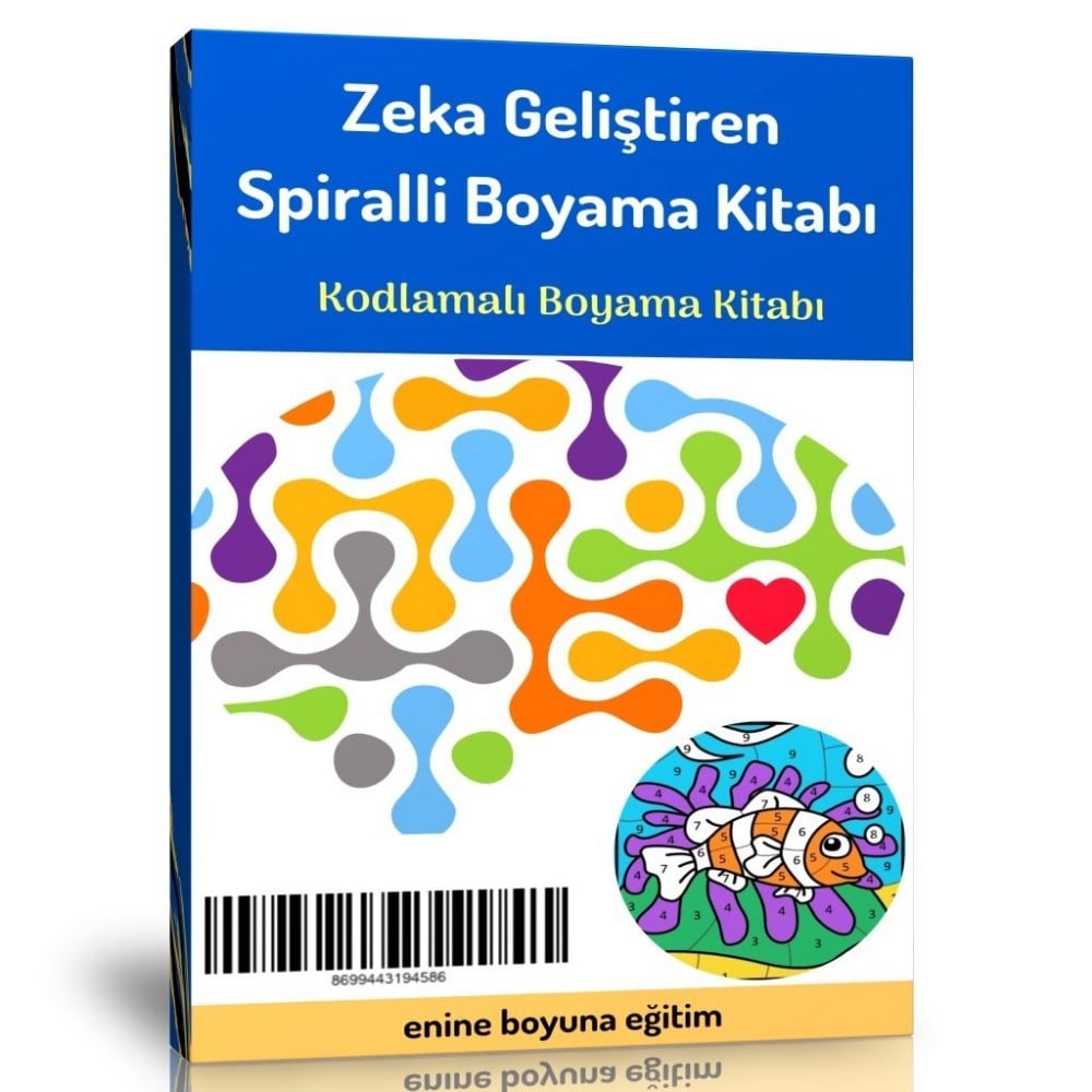 Okul Öncesi Zeka Geliştiren Spiralli Boyama Kitabı