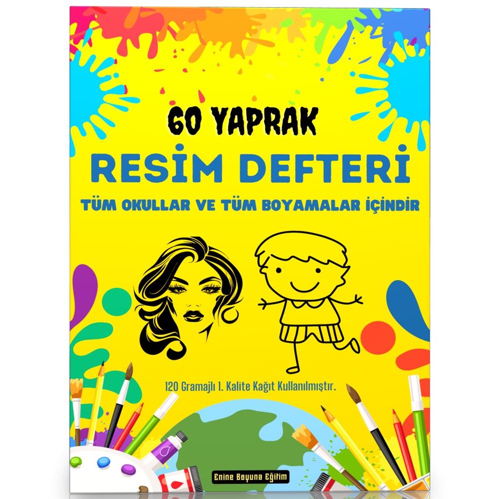 Okul Resim Defteri (A-4 120 Gr)